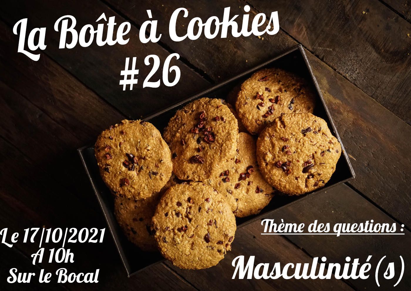 Boîte à cookies #26 : Masculinité(s)