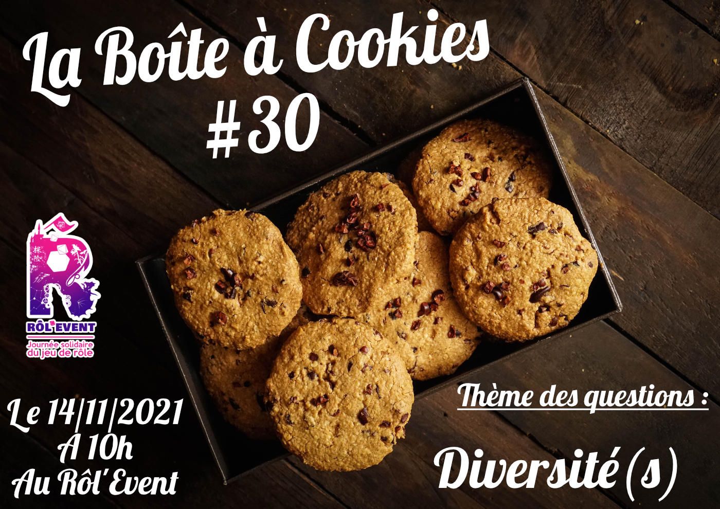 Boîte à Cookies #30 : Diversité et JDR