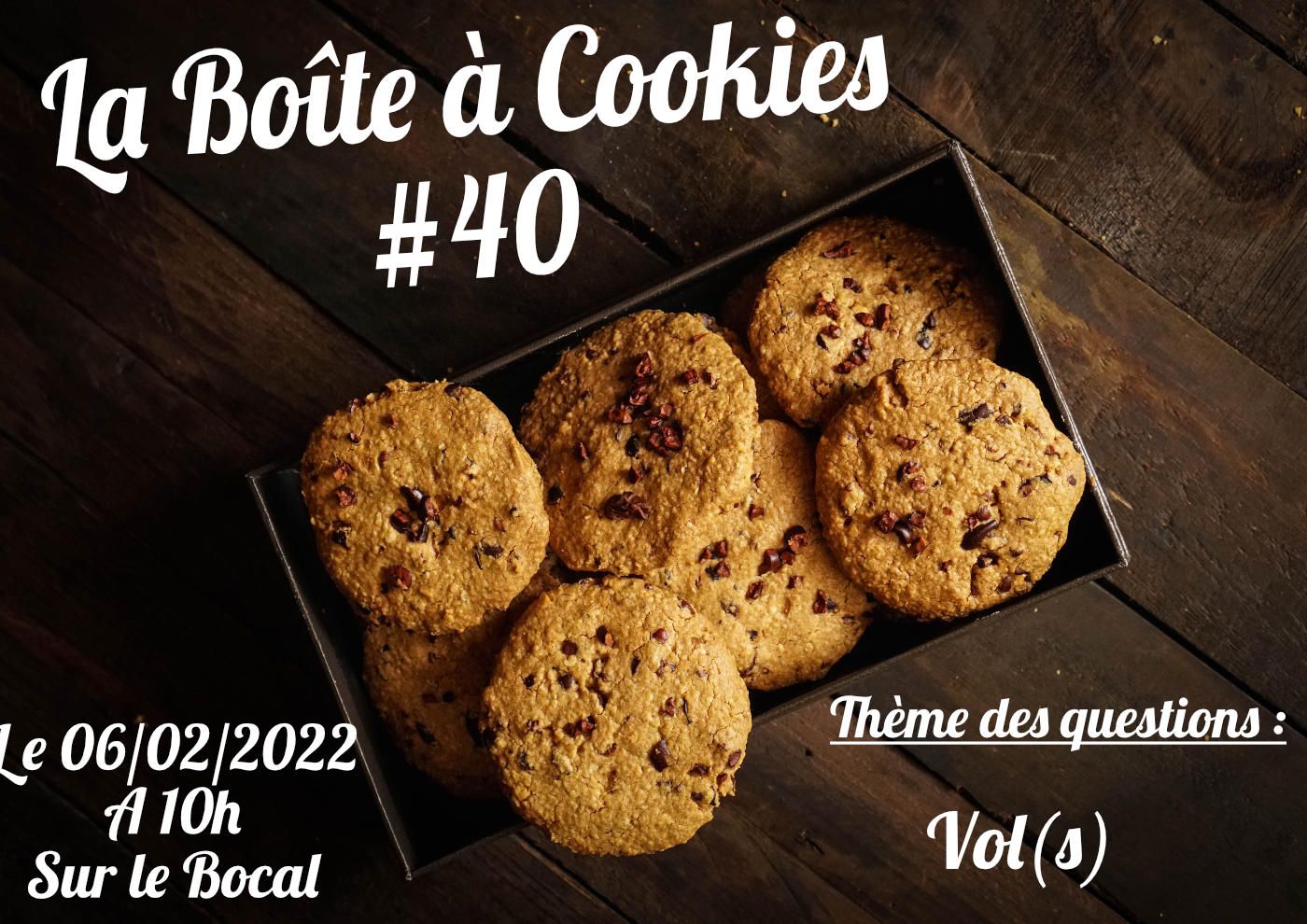 Boîte à cookies #40 : Vol(s) et JDR